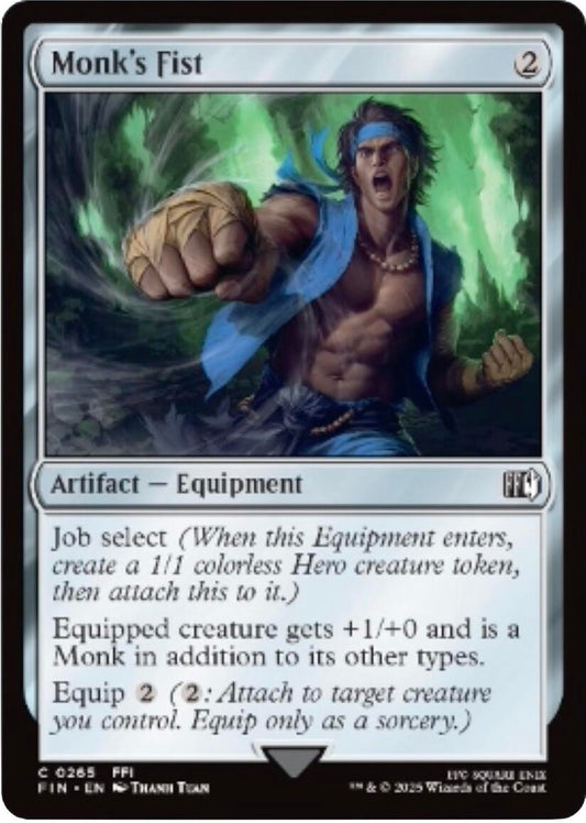 Image for Monk's Fist (265) (FINAL FANTASY) - Magic: The Gathering