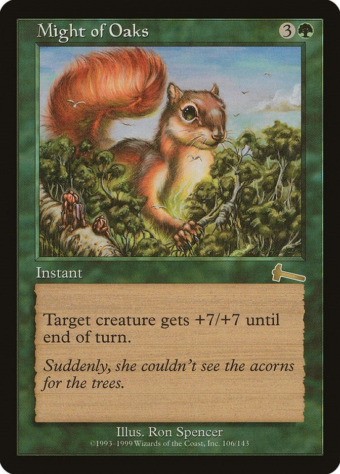 Image for Might of Oaks (106) (Urza's Legacy) - Magic: The Gathering