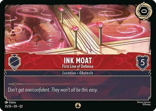 Image for Ink Moat - First Line of Defense (35/35) (Illumineer's Quest: Palace Heist) - Disney Lorcana