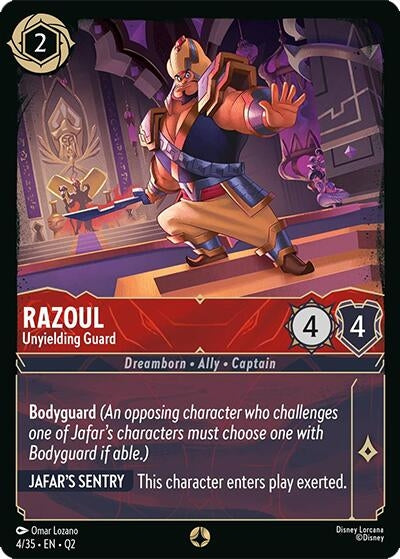 Image for Razoul - Unyielding Guard (4/35) (Illumineer's Quest: Palace Heist) - Disney Lorcana