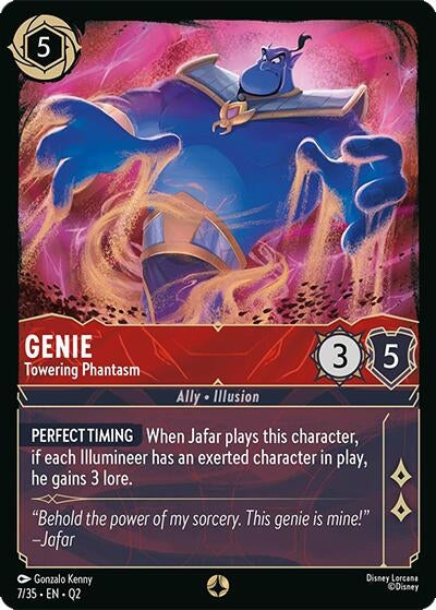 Image for Genie - Towering Phantasm (7/35) (Illumineer's Quest: Palace Heist) - Disney Lorcana