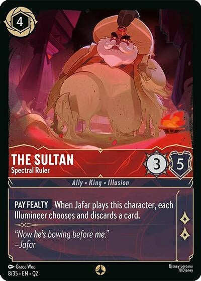 Image for The Sultan - Spectral Ruler (8/35) (Illumineer's Quest: Palace Heist) - Disney Lorcana