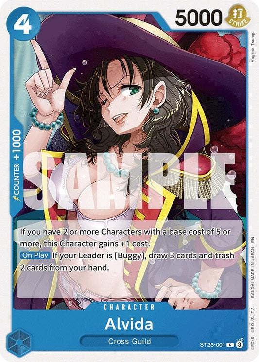 Image for Alvida (ST25-001) (Starter Deck 25: BLUE Buggy) - One Piece Card Game