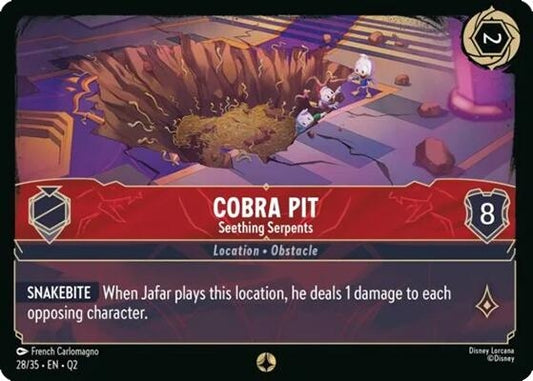 Image for Cobra Pit - Seething Serpents (28/35) (Illumineer's Quest: Palace Heist) - Disney Lorcana