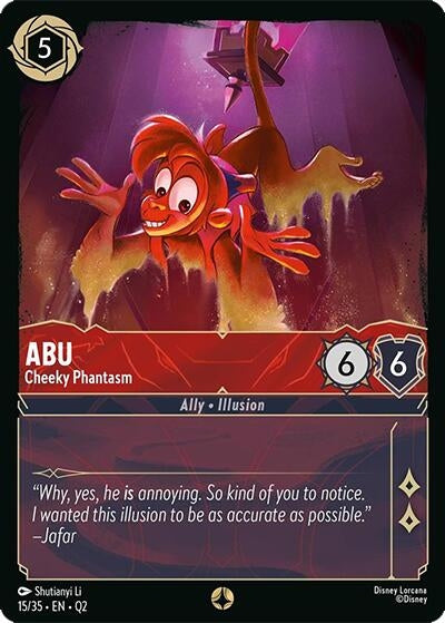 Image for Abu - Cheeky Phantasm (15/35) (Illumineer's Quest: Palace Heist) - Disney Lorcana