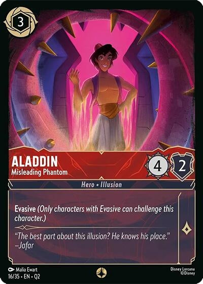 Image for Aladdin - Misleading Phantom (16/35) (Illumineer's Quest: Palace Heist) - Disney Lorcana