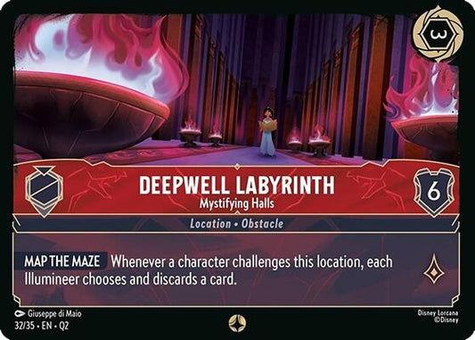 Image for Deepwell Labyrinth - Mystifying Halls (32/35) (Illumineer's Quest: Palace Heist) - Disney Lorcana