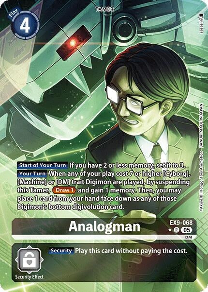 Image for Analogman (Alternate Art) (EX9-068 R) (Versus Monsters) - Digimon Card Game