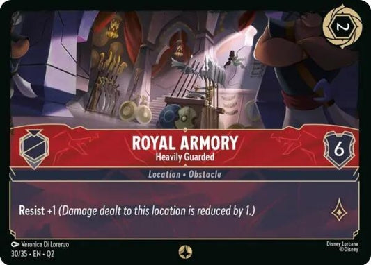 Image for Royal Armory - Heavily Guarded (30/35) (Illumineer's Quest: Palace Heist) - Disney Lorcana
