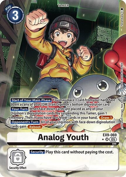 Image for Analog Youth (Alternate Art) (EX9-069 SR) (Versus Monsters) - Digimon Card Game