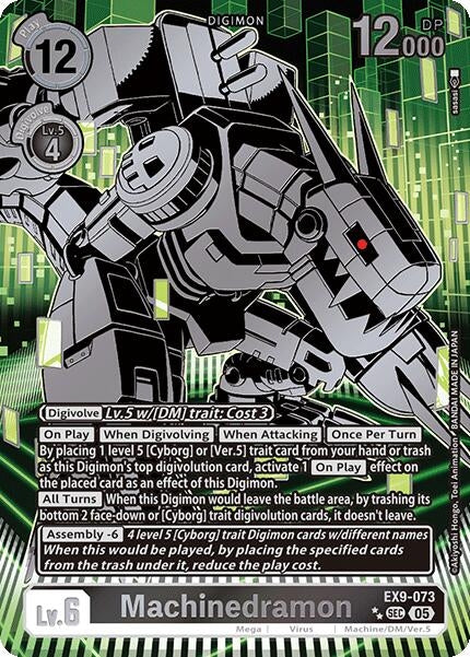 Image for Machinedramon (Rare Pull) (EX9-073 SEC) (Versus Monsters) - Digimon Card Game