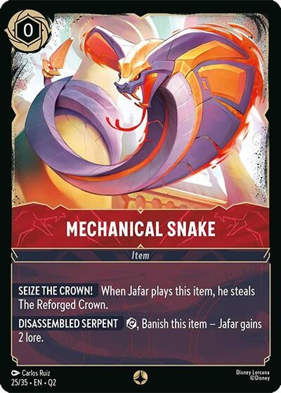 Image for Mechanical Snake (25/35) (Illumineer's Quest: Palace Heist) - Disney Lorcana