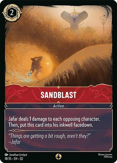 Image for Sandblast (18/35) (Illumineer's Quest: Palace Heist) - Disney Lorcana