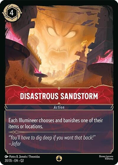 Image for Disastrous Sandstorm (19/35) (Illumineer's Quest: Palace Heist) - Disney Lorcana