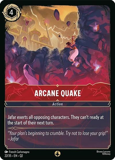 Image for Arcane Quake (22/35) (Illumineer's Quest: Palace Heist) - Disney Lorcana