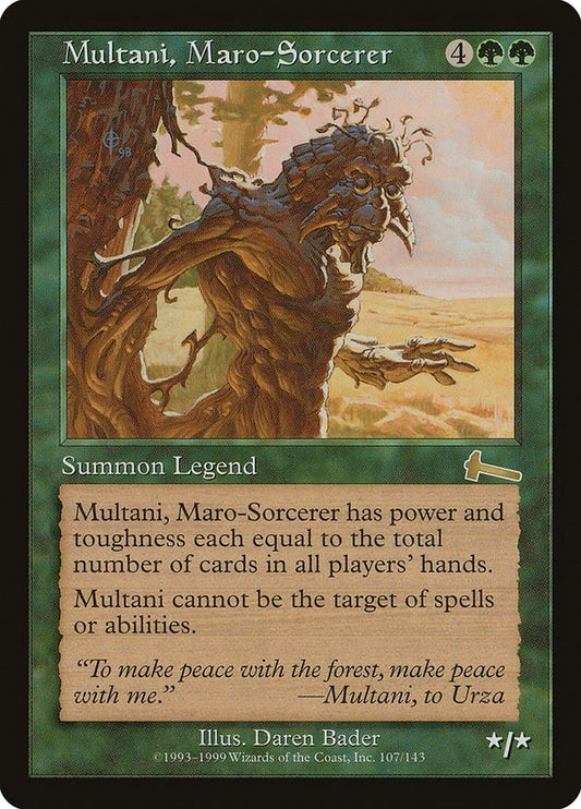 Image for Multani, Maro-Sorcerer (107) (Urza's Legacy) - Magic: The Gathering