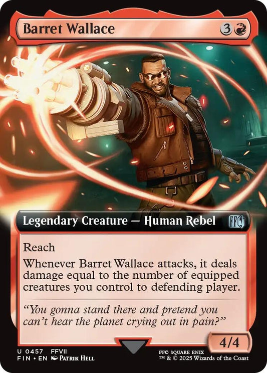 Image for Barret Wallace (Extended Art) (457) (FINAL FANTASY) - Magic: The Gathering