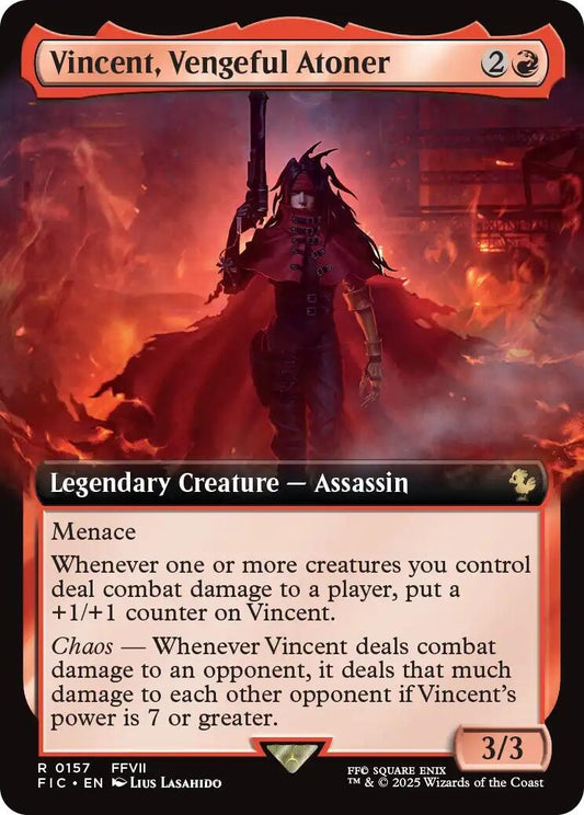 Image for Vincent, Vengeful Atoner (Extended Art) (157) (Commander: FINAL FANTASY) - Magic: The Gathering