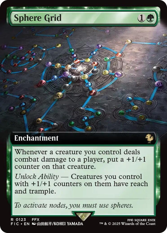 Image for Sphere Grid (Extended Art) (123) (Commander: FINAL FANTASY) - Magic: The Gathering