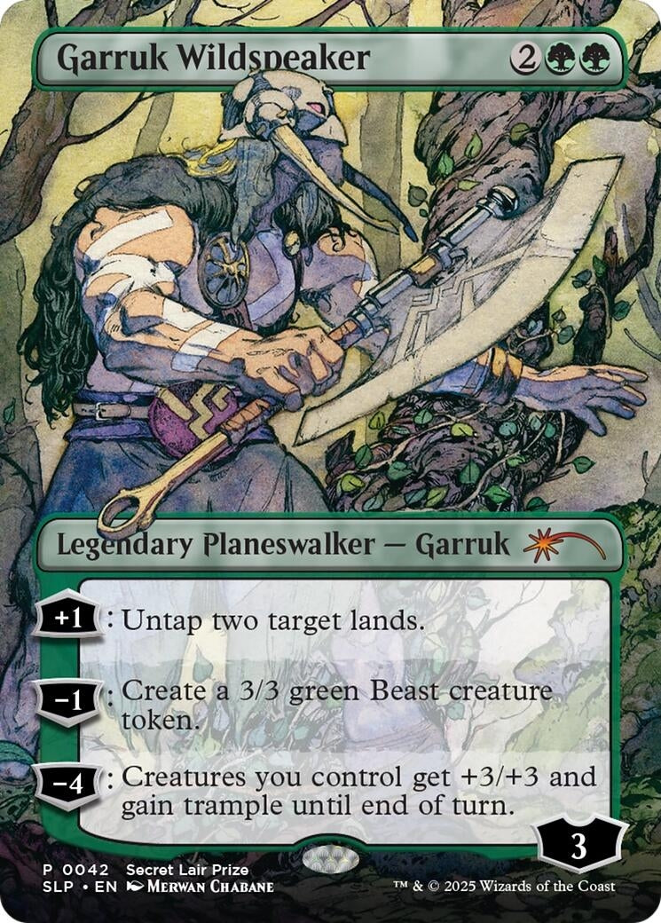 Image for Garruk Wildspeaker (42) (Secret Lair Showdown) - Magic: The Gathering