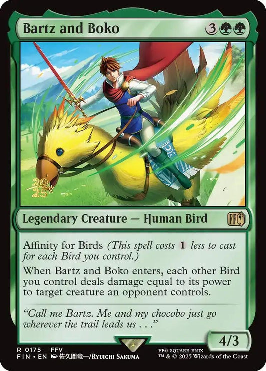 Image for Bartz and Boko (175) (Prerelease Cards) - Magic: The Gathering