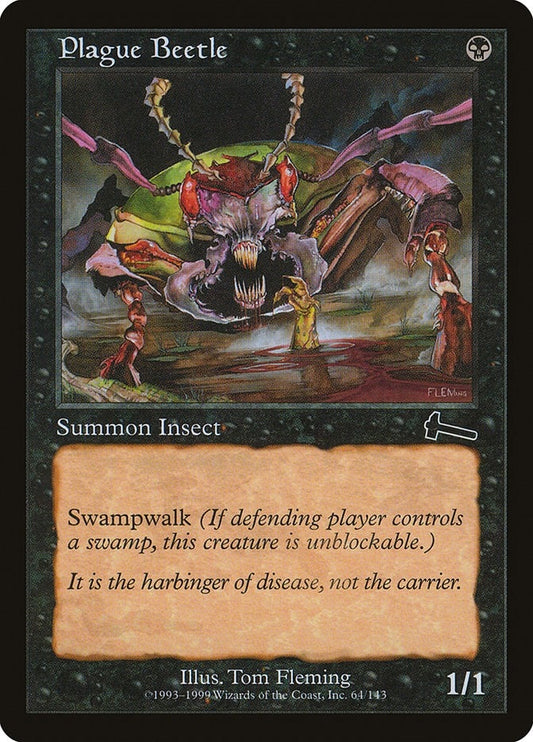 Image for Plague Beetle (64) (Urza's Legacy) - Magic: The Gathering