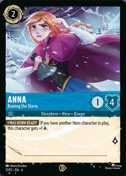 Image for Anna - Braving the Storm (17/P2) (Disney Lorcana Promo Cards) - Disney Lorcana
