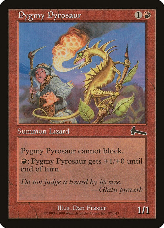 Image for Pygmy Pyrosaur (87) (Urza's Legacy) - Magic: The Gathering