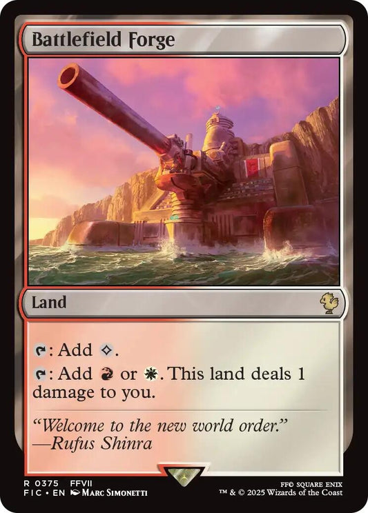 Image for Battlefield Forge (Surge Foil) (375) (Commander: FINAL FANTASY) - Magic: The Gathering