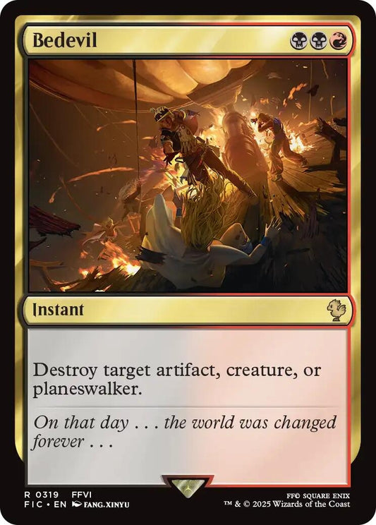 Image for Bedevil (Surge Foil) (319) (Commander: FINAL FANTASY) - Magic: The Gathering