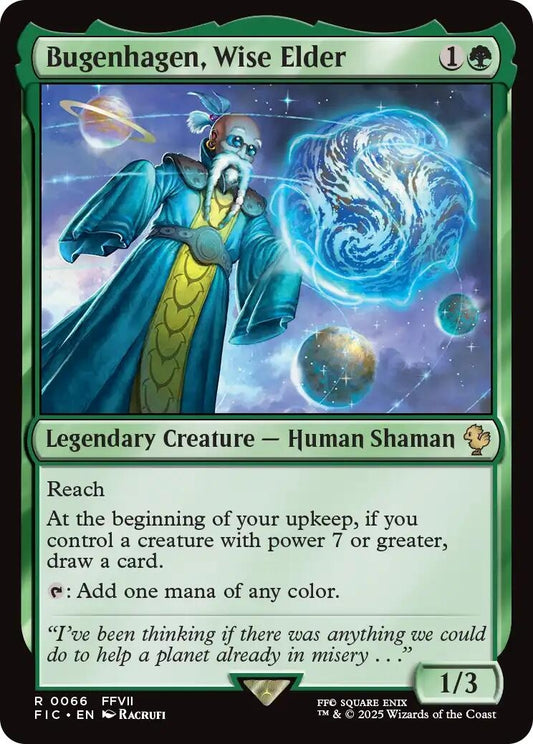 Image for Bugenhagen, Wise Elder (Surge Foil) (66) (Commander: FINAL FANTASY) - Magic: The Gathering