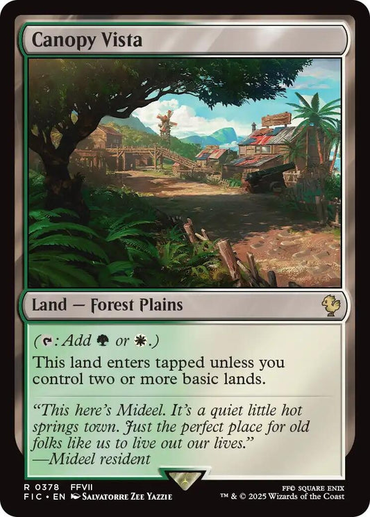 Image for Canopy Vista (Surge Foil) (378) (Commander: FINAL FANTASY) - Magic: The Gathering