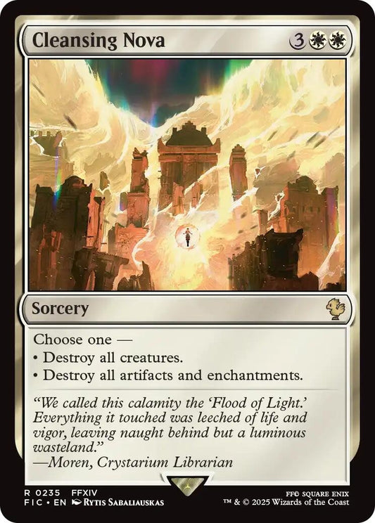 Image for Cleansing Nova (Surge Foil) (235) (Commander: FINAL FANTASY) - Magic: The Gathering