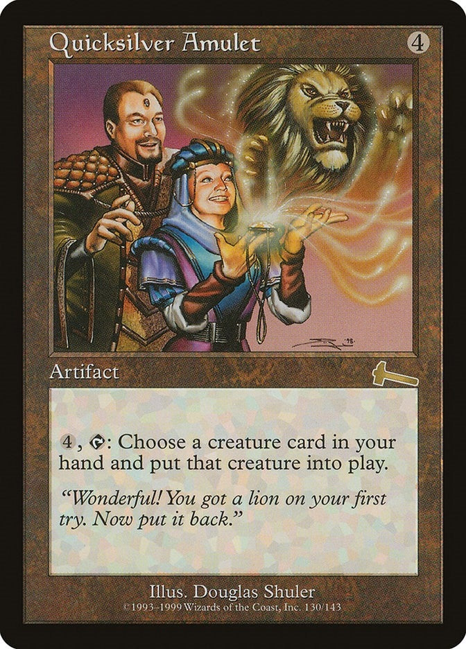 Image for Quicksilver Amulet (130) (Urza's Legacy) - Magic: The Gathering