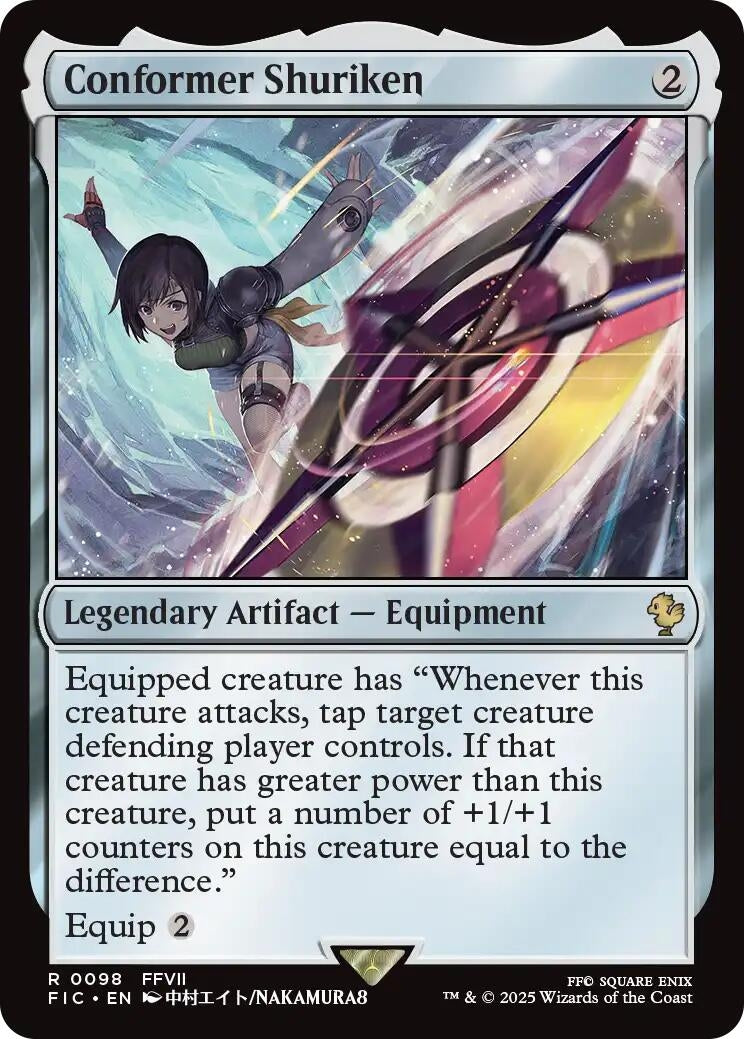 Image for Conformer Shuriken (Surge Foil) (98) (Commander: FINAL FANTASY) - Magic: The Gathering