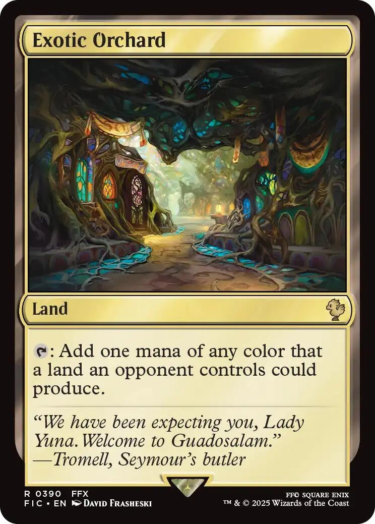 Image for Exotic Orchard (Surge Foil) (390) (Commander: FINAL FANTASY) - Magic: The Gathering