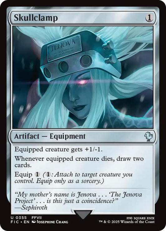 Image for Skullclamp (Surge Foil) (355) (Commander: FINAL FANTASY) - Magic: The Gathering