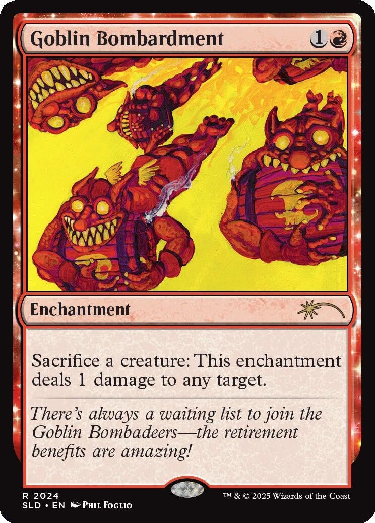Image for Goblin Bombardment (2024) (2024) (Secret Lair Drop Series) - Magic: The Gathering