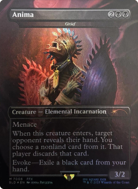 Image for Anima - Grief (Rainbow Foil) (7006) (Secret Lair Drop Series) - Magic: The Gathering