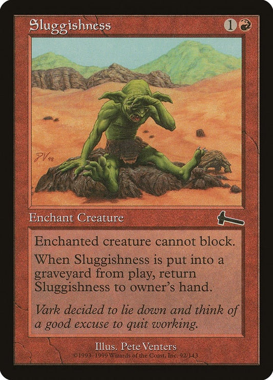 Image for Sluggishness (92) (Urza's Legacy) - Magic: The Gathering