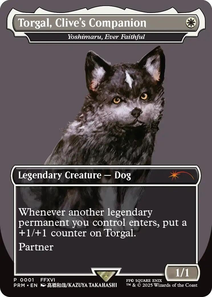 Image for Torgal, Clive's Companion - Yoshimaru, Ever Faithful (MagicCon: Las Vegas 2025) (1) (MagicFest Cards) - Magic: The Gathering