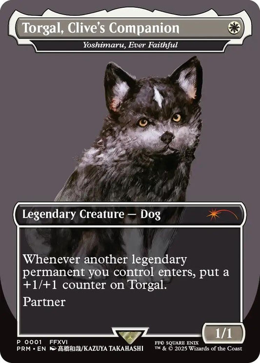 Image for Torgal, Clive's Companion - Yoshimaru, Ever Faithful (MagicCon: Las Vegas 2025) (1) (MagicFest Cards) - Magic: The Gathering
