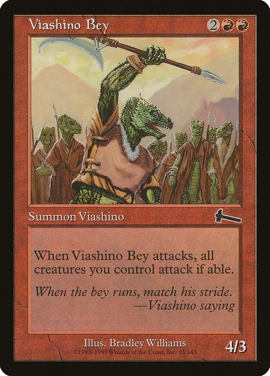 Image for Viashino Bey (93) (Urza's Legacy) - Magic: The Gathering