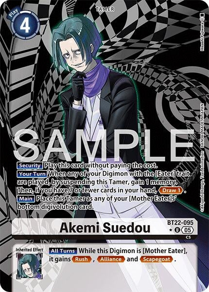 Image for Akemi Suedou (Alternate Art) (BT22-095 U) (Cyber Eden) - Digimon Card Game