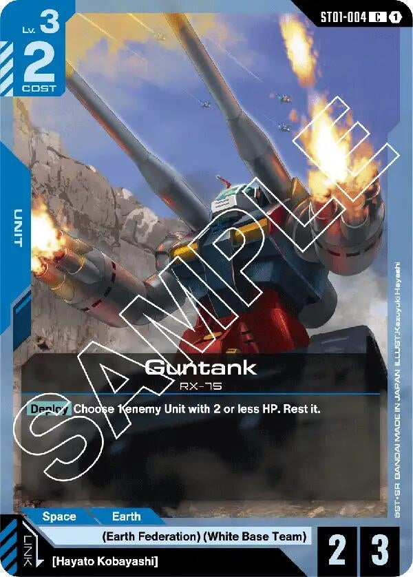 Image for Guntank (ST01-004) (Starter Deck 01: Heroic Beginnings) - Gundam Card Game