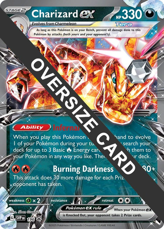Image for Charizard ex -196 (196) (Jumbo Cards) - Pokemon