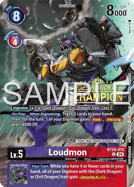 Image for Loudmon (Regionals 25-26 Season 2 Champion) (Release Special Booster 2.0) - Digimon Card Game