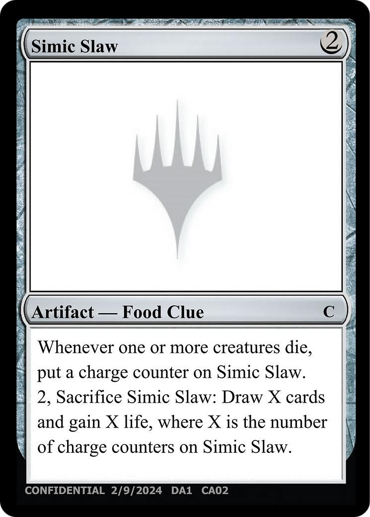 Image for Simic Slaw (Un-Known Event Playtest Cards) - Magic: The Gathering