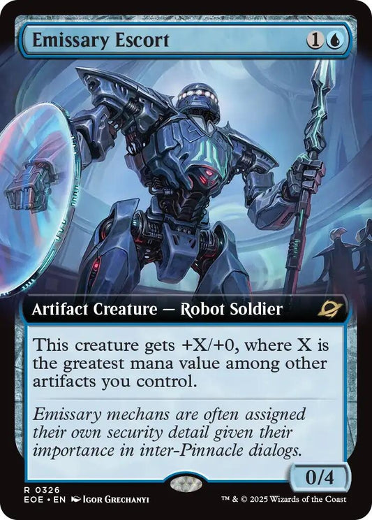 Image for Emissary Escort (Extended Art) (326) (Edge of Eternities) - Magic: The Gathering