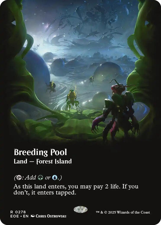 Image for Breeding Pool (Borderless) (278) (Edge of Eternities) - Magic: The Gathering